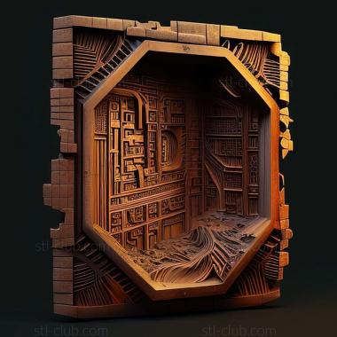 3D model kowloon walled (STL)